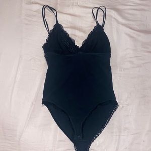 lace detail aerie bodysuit